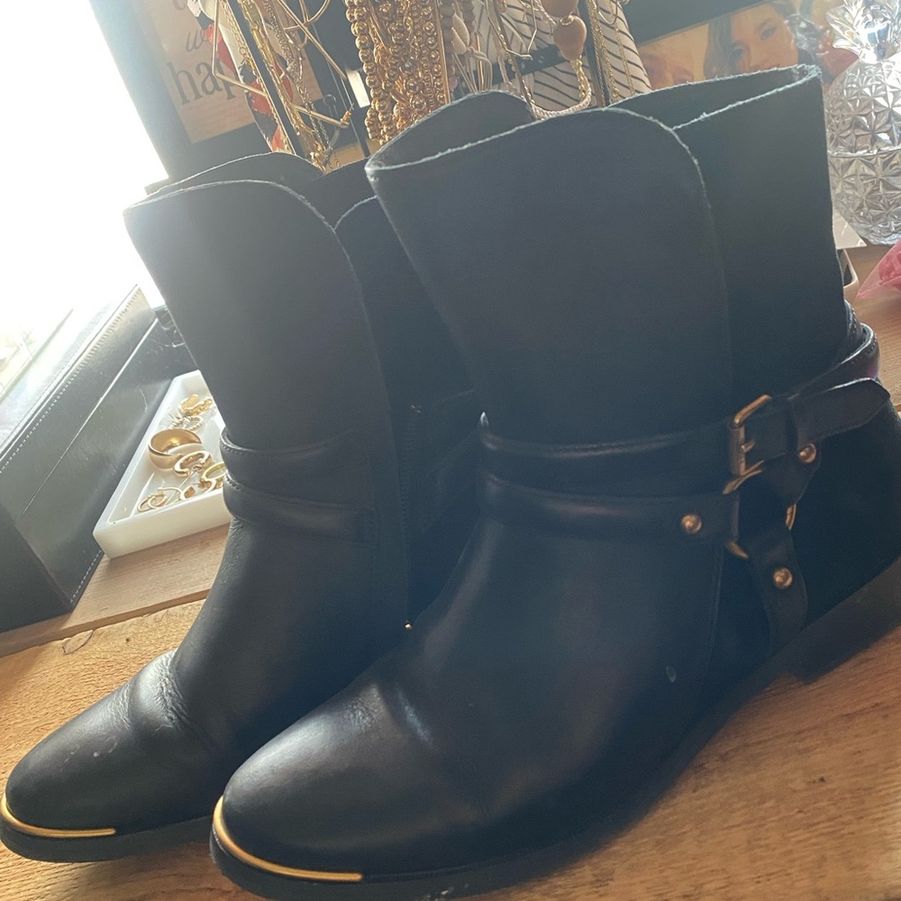 Ugg leather booties